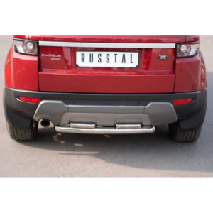 Защита заднего бампера d63_42х2 (дуга) Land Rover Range Rover Evoque Prestige u Pure (2011-2018) № REPZ-000810