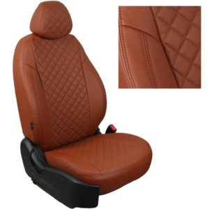 Чехлы на сиденья "Автопилот" для Toyota Land Cruiser Prado 150 (2009-2017) 5 мест, коричневый № ta-lk-p150-koko-r