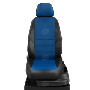 Чехлы "АвтоЛидер" для BMW 1-Серия (F20) (2011-2019) черно-синий № BW02-0101-BW02-0103-EC05
