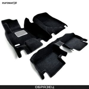 Коврики салона Euromat3D 5D текстильные (с высоким бортиком) для Audi Q7 (2015-2023) № EM5D-001108