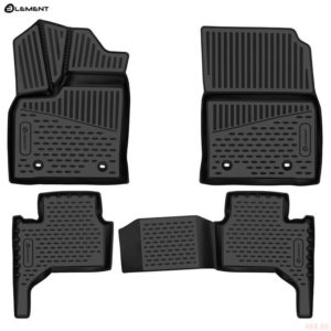 Коврики 3D салона для Lexus LX 600 (2021-2023) цельные сид. 2 ряда, 5 мест, 4 шт. № ELEMENT3DA67310210k