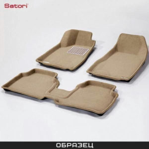 Коврики салона Satori Liner 3D Basic текстильные бежевые для Toyota Land Cruiser Prado 120 (2004-2009) № SI 05-00184