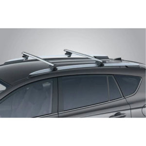 Багажник оригинальный на рейлинги с аэродинамическими дугами для Toyota RAV4 (2013-2018) № PZ41B-X5620-00