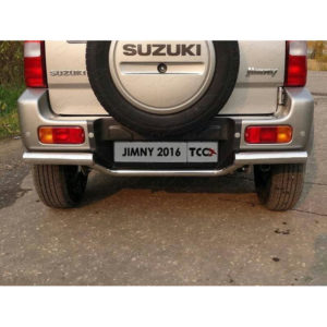 Защита задняя 42,4/60,3 мм для Suzuki Jimny (2016-2017) № SUZJIM16-29