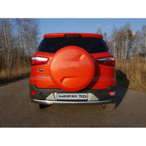 Защита задняя (овальная) 75х42 мм для Ford EcoSport (2014-2023) № FORECOSPOR14-13