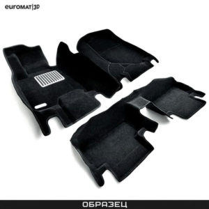 Коврики салона Euromat3D 5D текстильные (с высоким бортиком) для Porsche Macan (2014-2023) № EM5D-004103