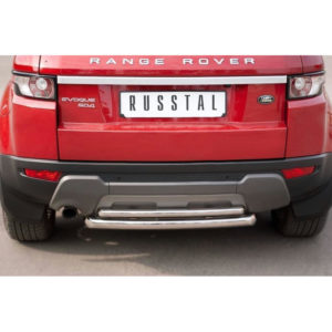 Защита заднего бампера d63_42 (дуга) Land Rover Range Rover Evoque Prestige u Pure (2011-2018) № REPZ-000809