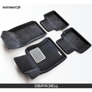 Коврики салона Euromat3D 3D Lux текстильные (Euro-standart) для Ford C-Max (2007-2010) № EM3D-002200