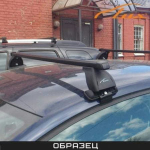 Багажник Lux на крышу с прямоугольными дугами для Chevrolet Cobalt (2013-2017) № БС LUX CobaltSd11 ДЧ 1,2м