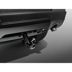 Заглушка на зад. бампер оригинальная (верхняя для SVR) Gloss Black для Land Rover Range Rover Sport (2013-2022) № LR064871