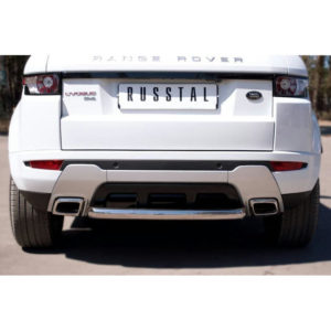 Защита заднего бампера d63 (дуга) Land Rover Range Rover Evoque Dynamic (2011-2018) № REDZ-000665
