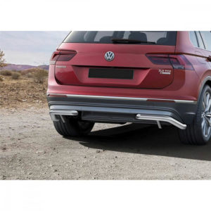 Защита заднего бампера d57 уголки для Volkswagen Tiguan (2017-2023) № R.5803.007
