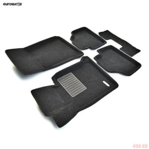 Коврики салона Euromat3D 3D Business текстильные (Euro-standart) для BMW 1-Серия (E87) хэтчбек 5дв. (2007-2011) № EMC3D-001200