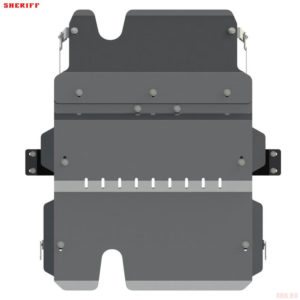 Защита двигателя КПП и раздаточной коробки для Toyota Land Cruiser 76 (2012-2023) № 24.2562