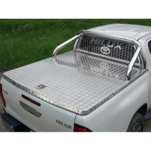 Защита кузова и заднего стекла (для крышки) 76,1 мм для Toyota Hilux (2015-2023) № TOYHilux15-37
