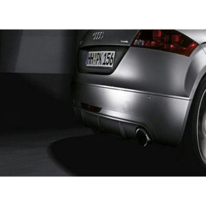 Задний диффузор оригинальный для Audi TT купе, roadster двойная выхл. труба (2007-2010) № 8J00716119AX
