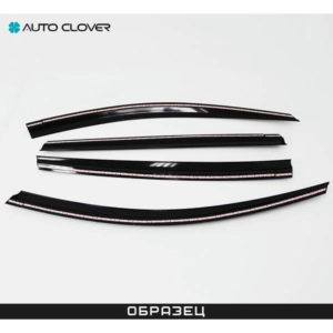 Дефлекторы боковых окон Autoclover для Chevrolet Aveo хэтчбек (2011-2015) № Ш-1109