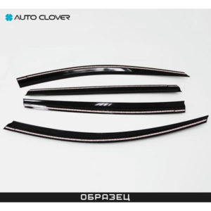 Дефлекторы боковых окон Autoclover для Chevrolet Aveo хэтчбек (2011-2015) № A133